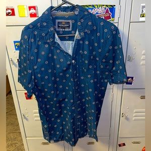 Mens Button Up Dress Shirt XL